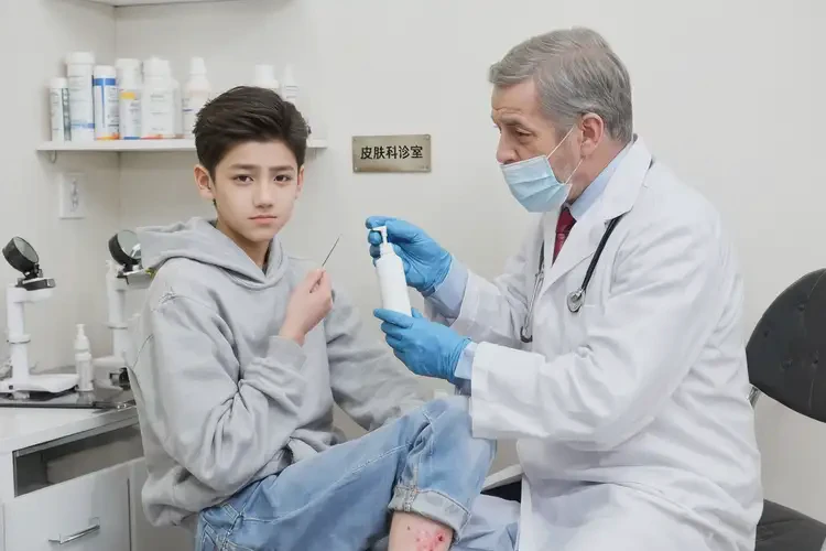 大學生小腿長濕疹可不可以徹底自愈(圖1)