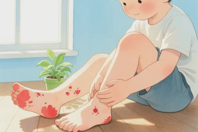 小學(xué)生腳上經(jīng)常起濕疹能夠徹底治愈嗎(圖4)