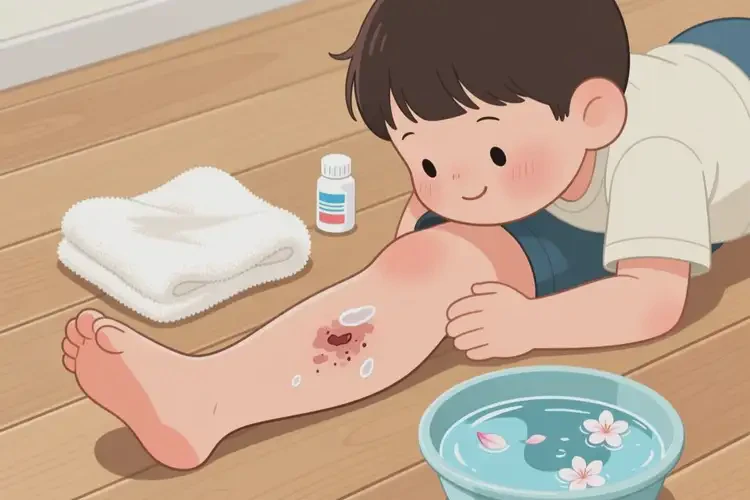 兒童小腿長濕疹可不可以徹底自愈(圖2)