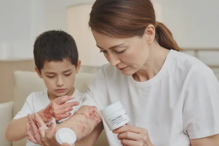 小孩手臂容易長(zhǎng)濕疹能夠徹底治愈嗎(圖3)