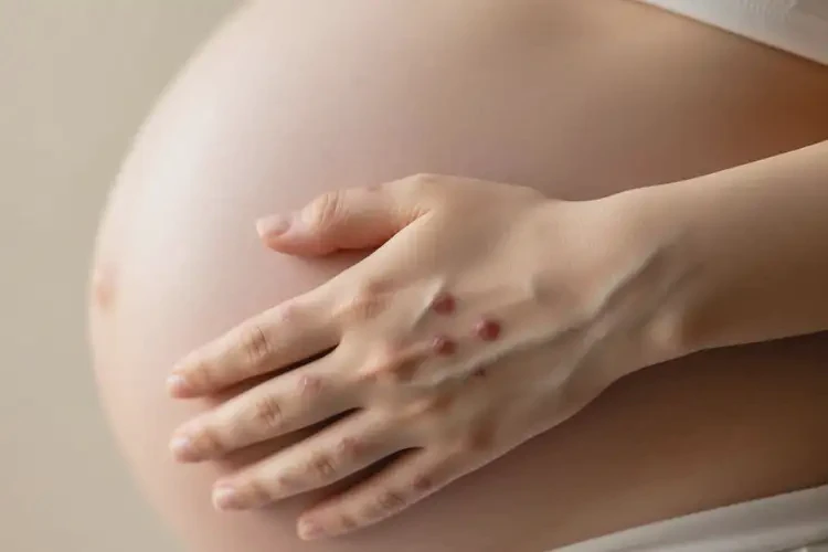 孕婦手上偶爾起濕疹不管它會(huì)自己自愈嗎(圖1)