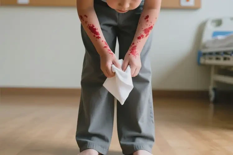 中學(xué)生全身出現(xiàn)濕疹不管它會(huì)自己自愈嗎(圖2)