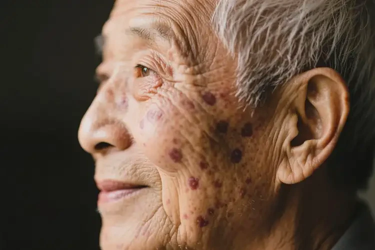 老人臉上長濕疹不管它會自己自愈嗎(圖3)