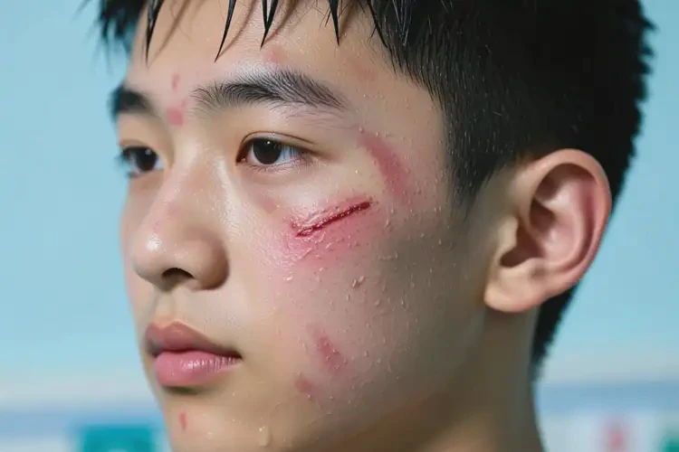 青少年臉上經(jīng)常長濕疹不管它會自己自愈嗎(圖2)