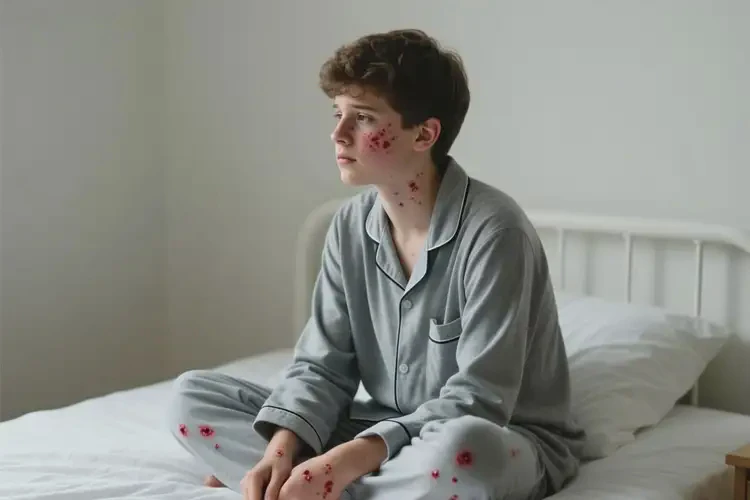 中學(xué)生全身長濕疹不管它會自己好嗎(圖3)