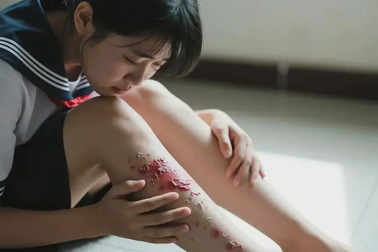 中學(xué)生全身容易長濕疹不管它會(huì)自己自愈嗎(圖1)