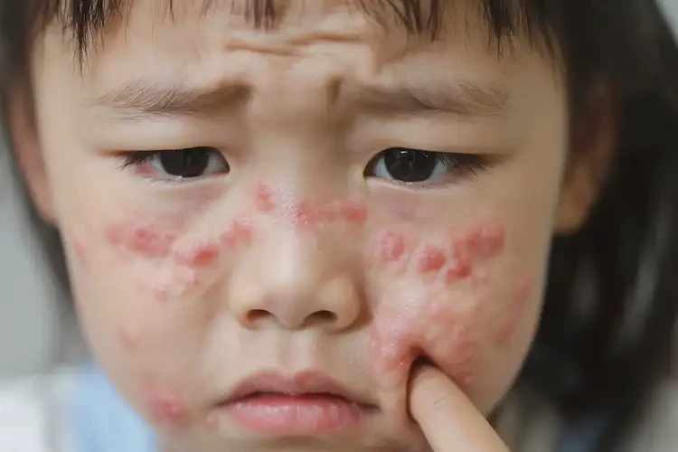 小學(xué)生臉上經(jīng)常起濕疹能夠徹底治愈嗎(圖4)