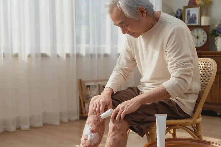 老年人小腿經(jīng)常長(zhǎng)濕疹能不能徹底自愈(圖2)