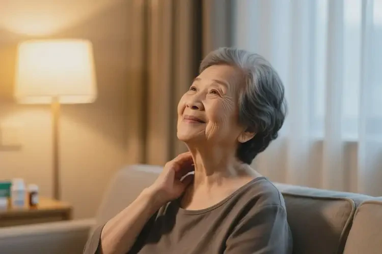 老年人脖子上出現(xiàn)濕疹能徹底自愈嗎(圖2)