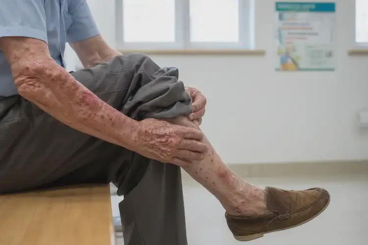 老人小腿長濕疹不管它會自己好嗎(圖3)