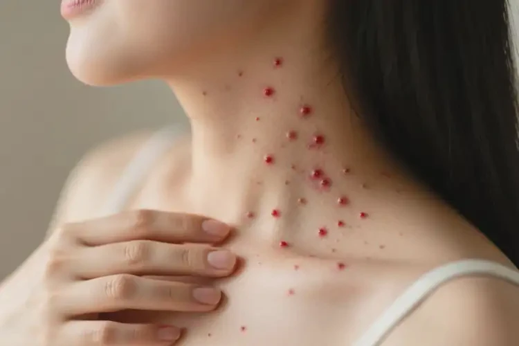 產(chǎn)婦脖子出現(xiàn)濕疹可不可以徹底自愈(圖1)