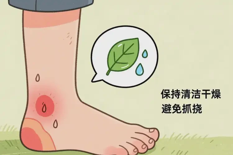 男生脚上长湿疹不管它会自己痊愈吗(图3)