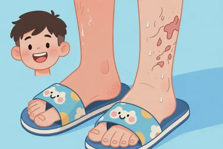 男生腳上起濕疹可不可以徹底自愈(圖2)