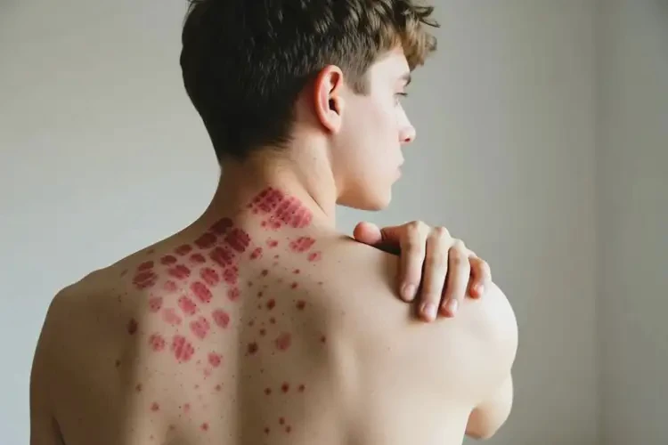 青年人脖子上有濕疹可不可以徹底自愈(圖2)