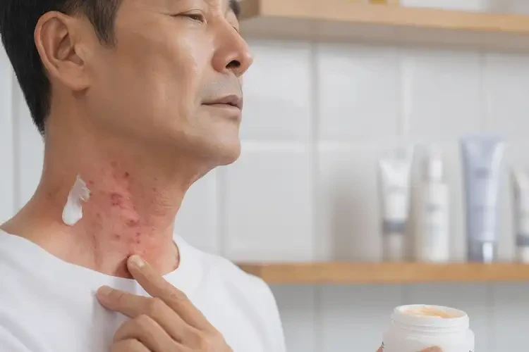 男性脖子有濕疹可不可以徹底自愈(圖2)
