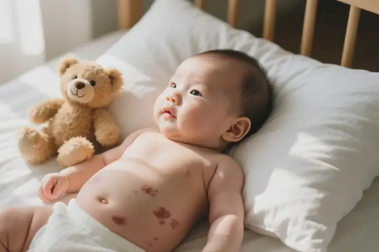 幼兒肚子偶爾起濕疹能靠自己自愈嗎(圖2)