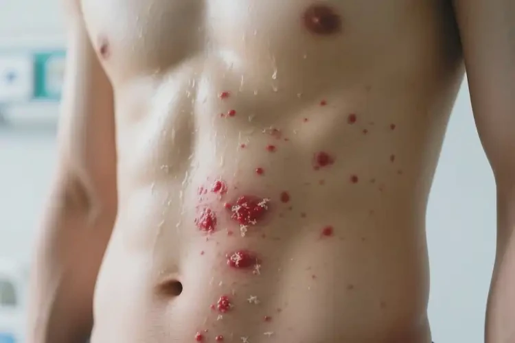 男人肚子上出濕疹可以徹底自愈嗎(圖4)