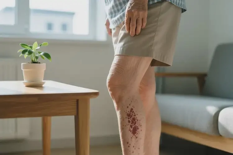 老人大腿有濕疹不管它會自己好嗎(圖2)