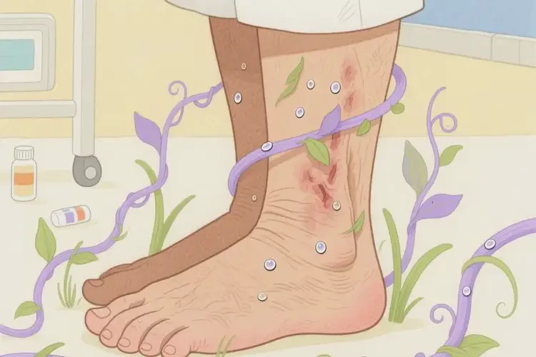 老年人小腿出現(xiàn)濕疹可以徹底自愈嗎(圖1)