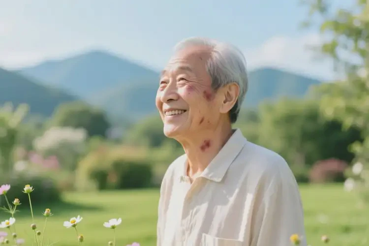 老人面部容易起濕疹可不可以徹底自愈(圖1)