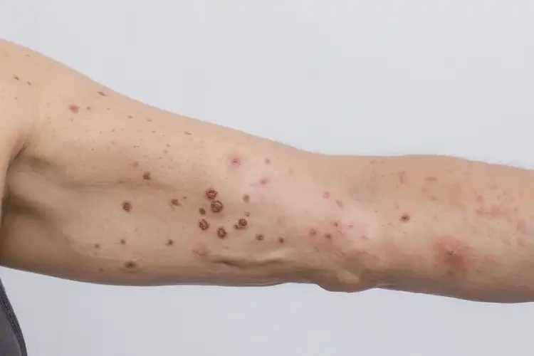 女性手臂上偶爾長(zhǎng)濕疹可以徹底自愈嗎(圖3)