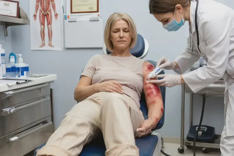 女性小腿經(jīng)常起濕疹不管它會自己自愈嗎(圖3)