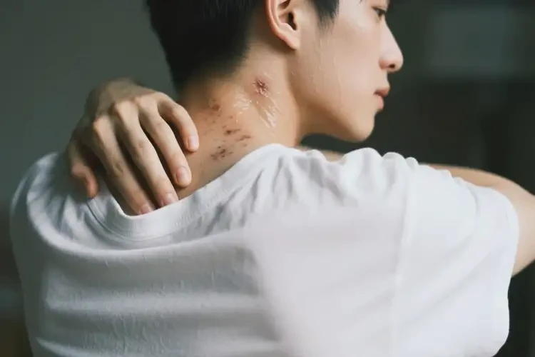 青年人身上偶爾長(zhǎng)濕疹不管它會(huì)自己好嗎(圖2)