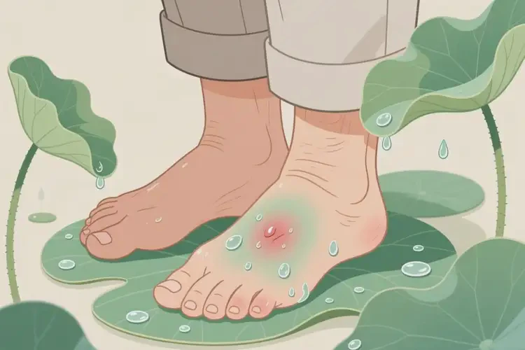 老人腳上容易起濕疹不管它會自己痊愈嗎(圖3)