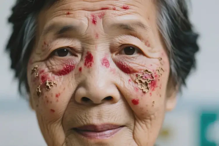 高齡老人臉上經(jīng)常長濕疹可以徹底自愈嗎(圖3)