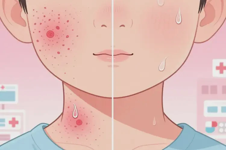 兒童脖子上出現(xiàn)濕疹可不可以徹底自愈(圖4)