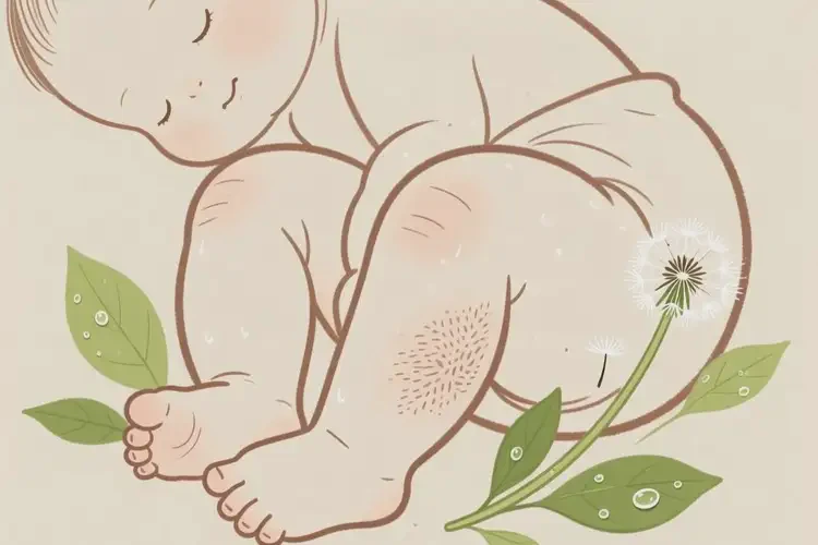 寶寶大腿有濕疹能夠徹底治愈嗎(圖1)