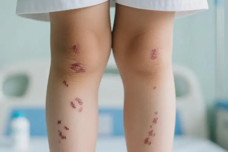 少兒小腿經(jīng)常起濕疹不管它會自己自愈嗎(圖2)