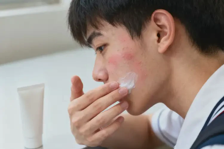 大學生臉上容易長濕疹不管它會自己好嗎(圖2)