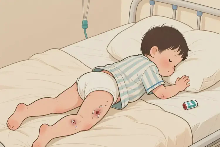 幼兒大腿上偶爾長(zhǎng)濕疹不管它會(huì)自己自愈嗎(圖3)