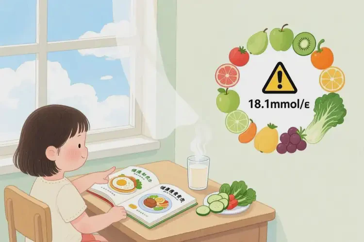 小孩早餐血糖18点1是怎么回事(图1)