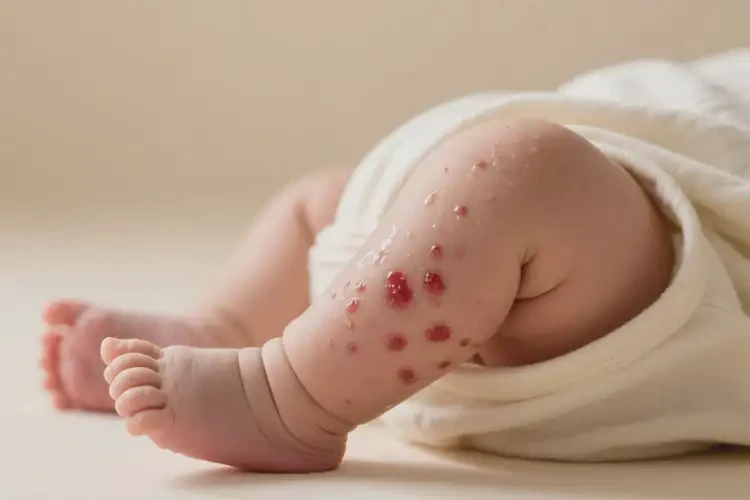 嬰兒小腿上起濕疹不管它會(huì)自己痊愈嗎(圖4)