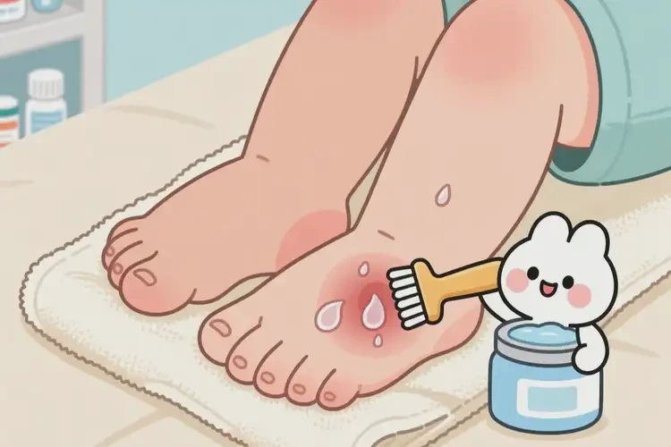 兒童腳上經(jīng)常起濕疹能徹底自愈嗎(圖2)