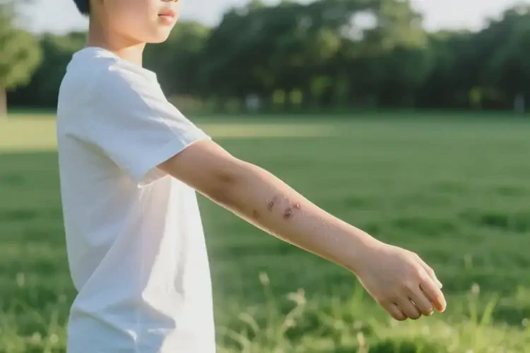 中學(xué)生手臂上經(jīng)常起濕疹不管它會(huì)自己好嗎(圖2)