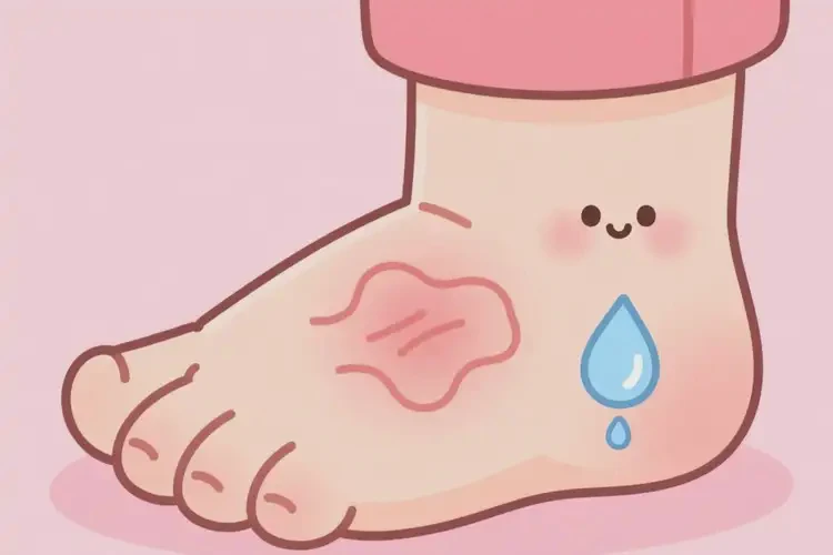 兒童腳上出現(xiàn)濕疹能夠徹底治愈嗎(圖2)