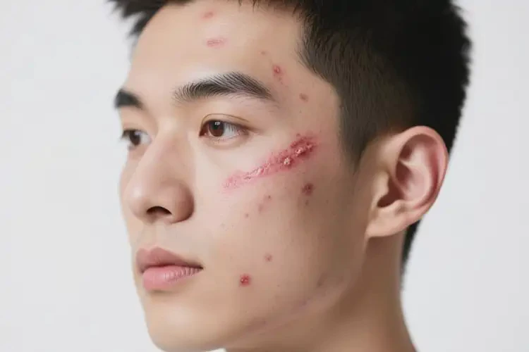 男生面部起濕疹不管它會自己自愈嗎(圖4)