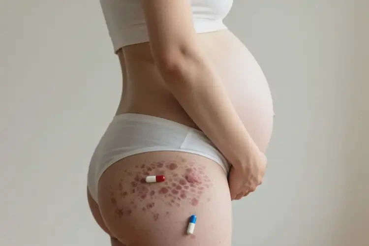 孕婦屁股容易長(zhǎng)濕疹不管它會(huì)自己好嗎(圖1)