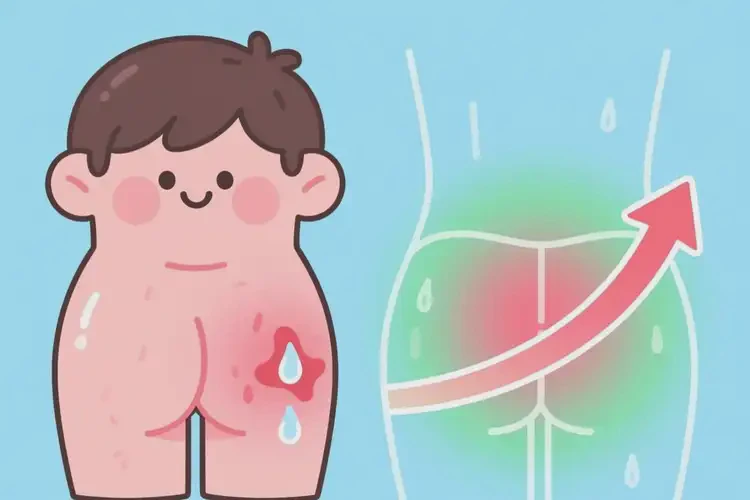 男生屁股起濕疹能靠自己自愈嗎(圖3)