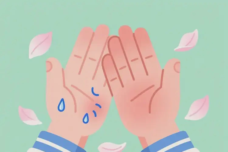 中學(xué)生手上經(jīng)常起濕疹不管它會自己好嗎(圖1)