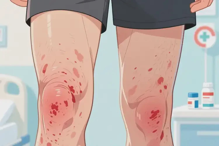 男性大腿上偶爾起濕疹可以徹底自愈嗎(圖2)