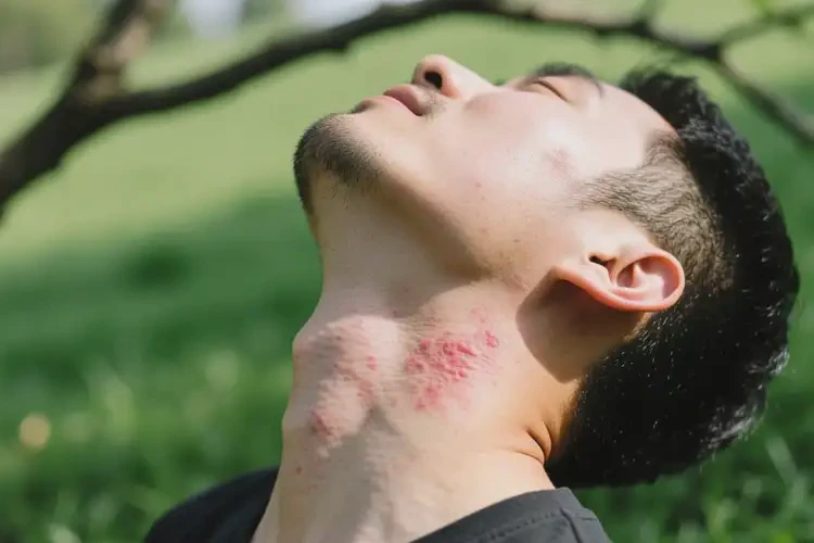 男人脖子偶尔起湿疹能彻底自愈吗(图3)