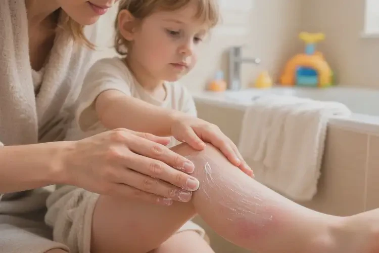 小儿小腿上长湿疹不管它会自己好吗(图4)