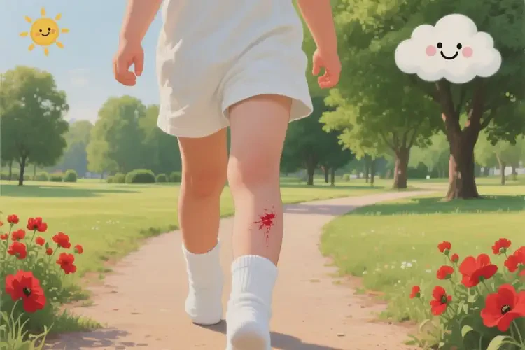 小學(xué)生小腿起濕疹能夠徹底治愈嗎(圖1)