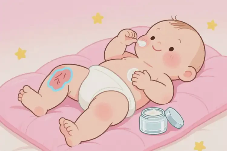 嬰幼兒大腿上經(jīng)常長濕疹不管它會自己痊愈嗎(圖3)