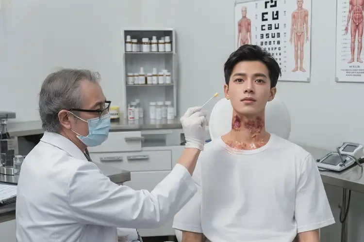 青年人脖子經(jīng)常起濕疹不管它會自己好嗎(圖3)