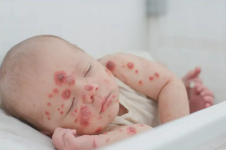 新生儿屁股偶尔起湿疹不管它会自己痊愈吗(图4)